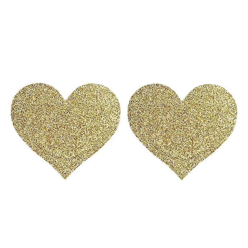 1PAIR HEARTSHAPED NIPPLE COVER SELFADHESIVE CHEST PAD FOR WOMEN SEXY CHEST STICKERS FASHION