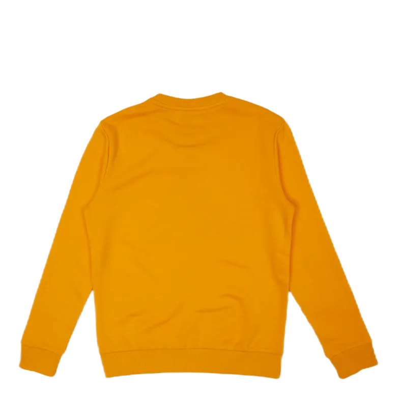 Adidas Adidas Boys Essentials Big Logo Sweatshirt Semi Solar Gold / Collegiate Green