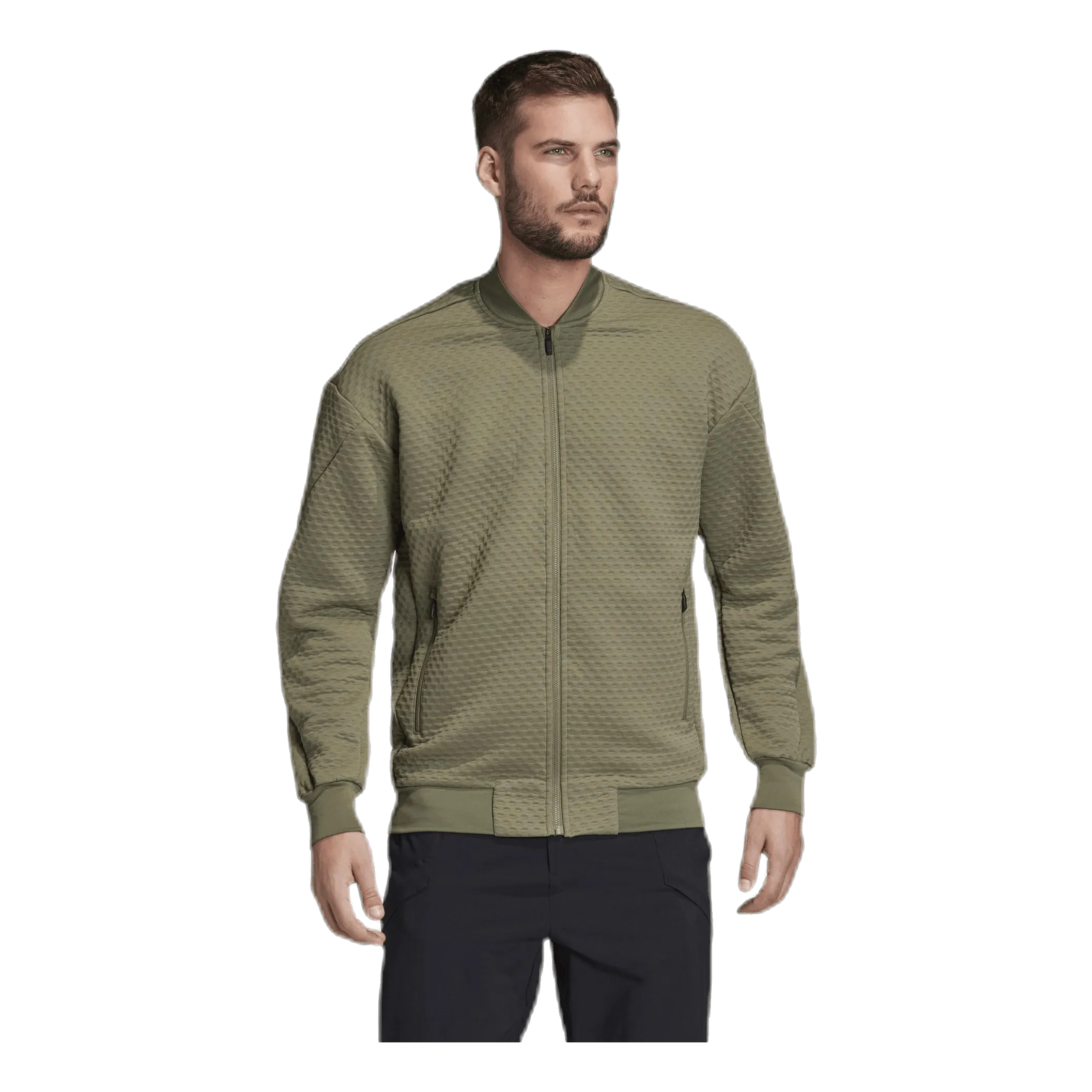 Adidas Hike Fleece Jacket Green