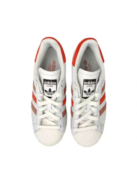 ADIDAS Zapatillas Superstar Cry White/Orange/Brown