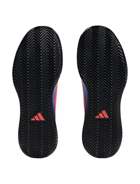 ADIDAS Zapatos de tenis Defiant Speed Clay Solar Red/Cloud White/Blue Fusion