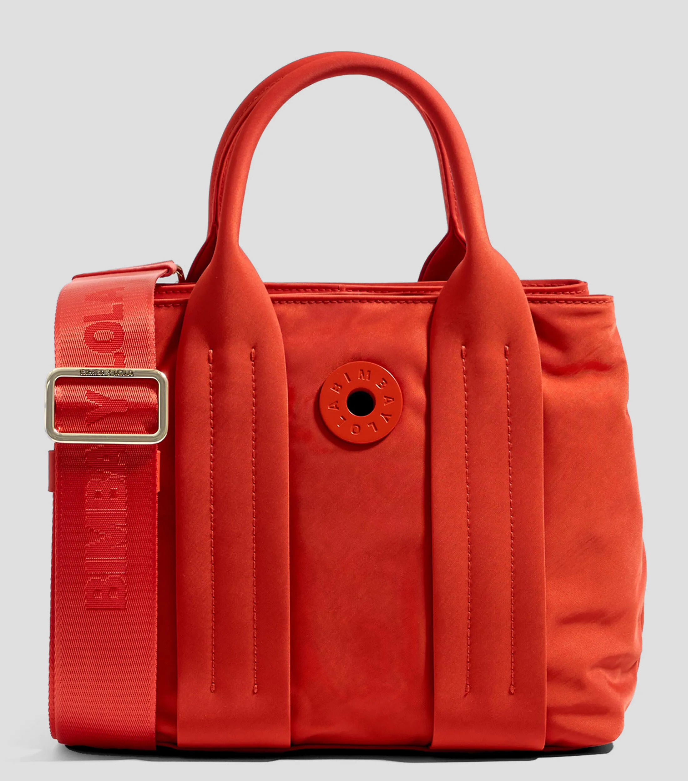 Bimba y Lola Bolso de mano mediano nylon coral Mujer