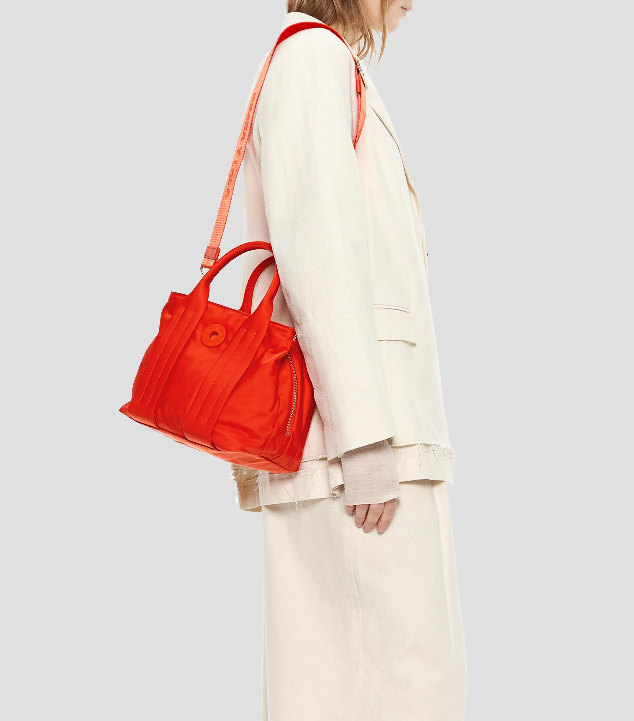 Bimba y Lola Bolso de mano mediano nylon coral Mujer