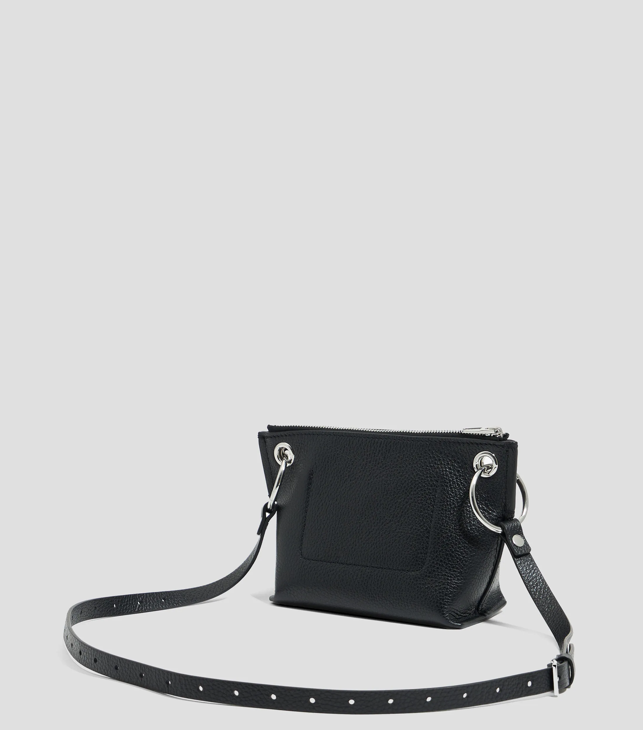 Bimba y Lola Bolso shoulder trapecio pequeño piel negro Mujer