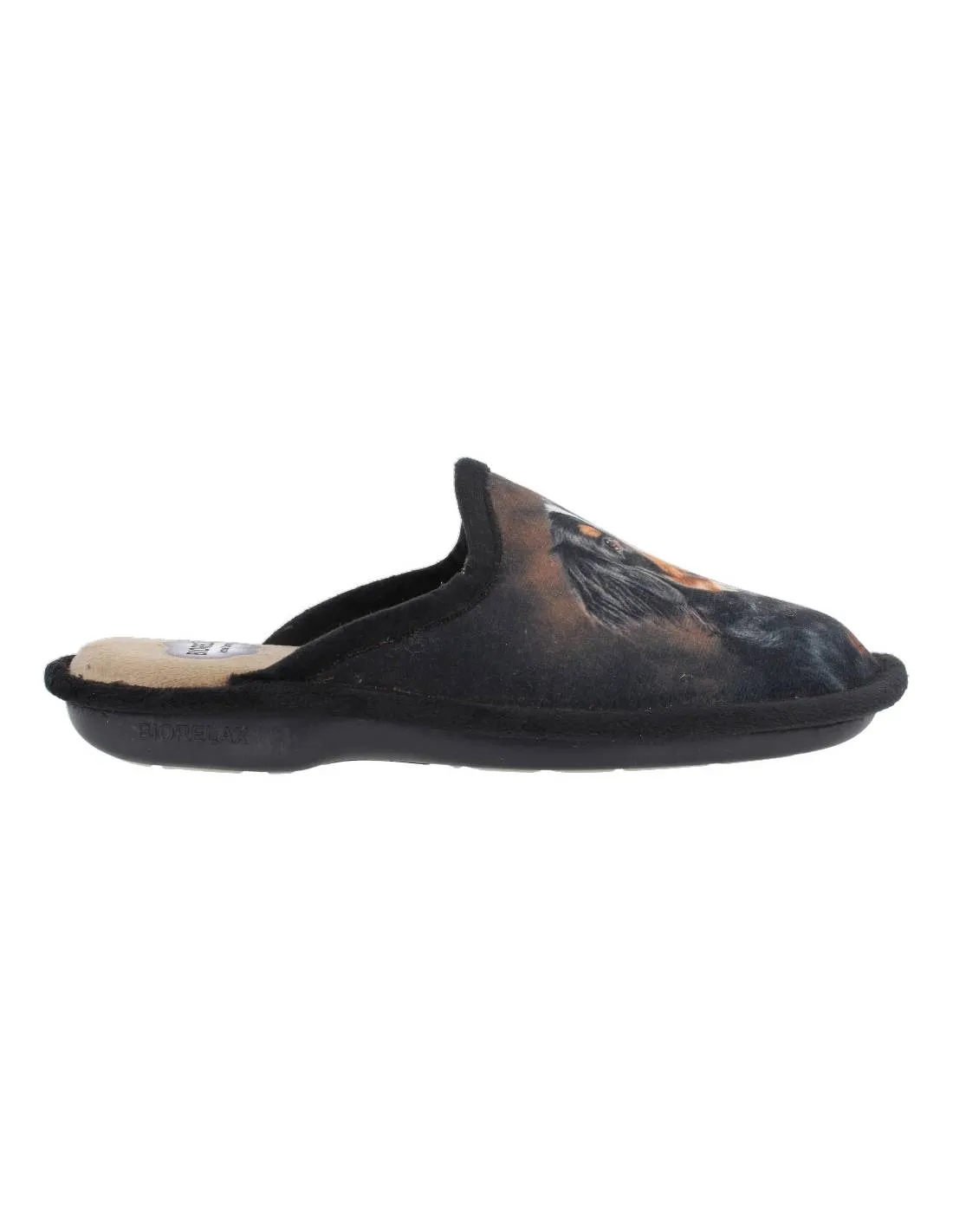 BIORELAX  ZAPATILLAS MUJER PERRO NEGRO