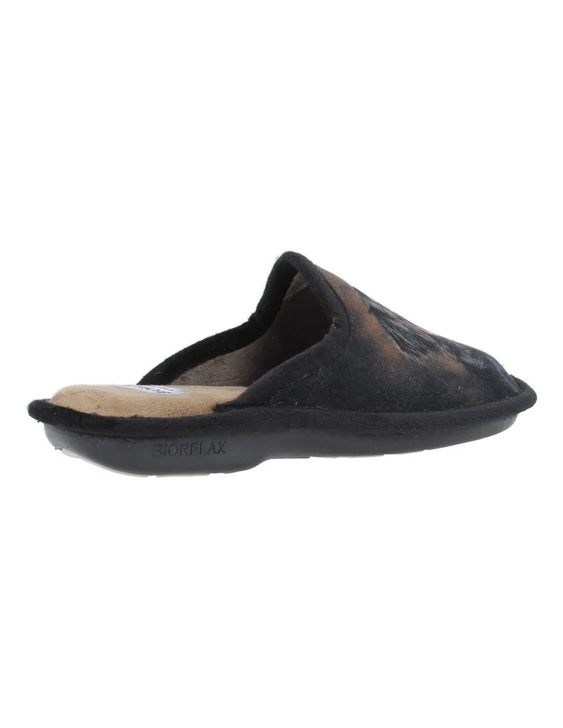 BIORELAX  ZAPATILLAS MUJER PERRO NEGRO