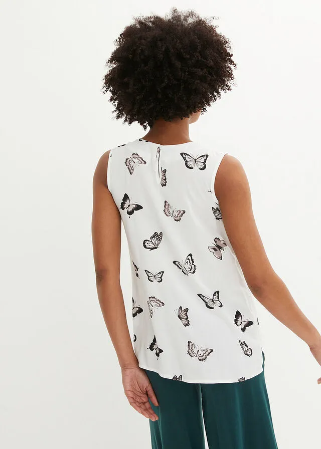 BLUSA ESTAMPADA BLANCONEGRO