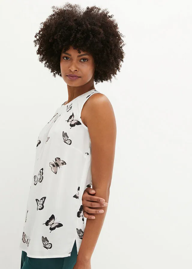 BLUSA ESTAMPADA BLANCONEGRO