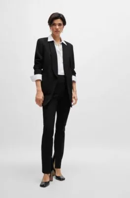Blusa extra slim fit en dobby elástico técnico italiano