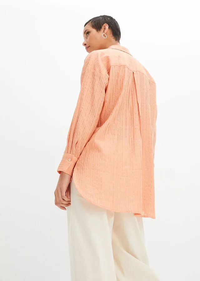 BLUSA LARGA ALBARICOQUE PASTELORO