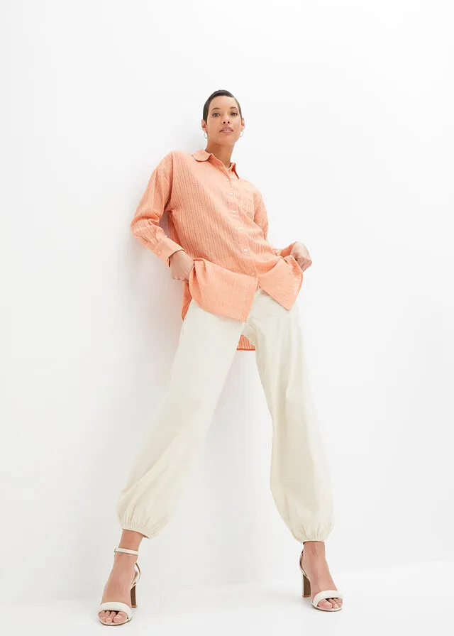 BLUSA LARGA ALBARICOQUE PASTELORO
