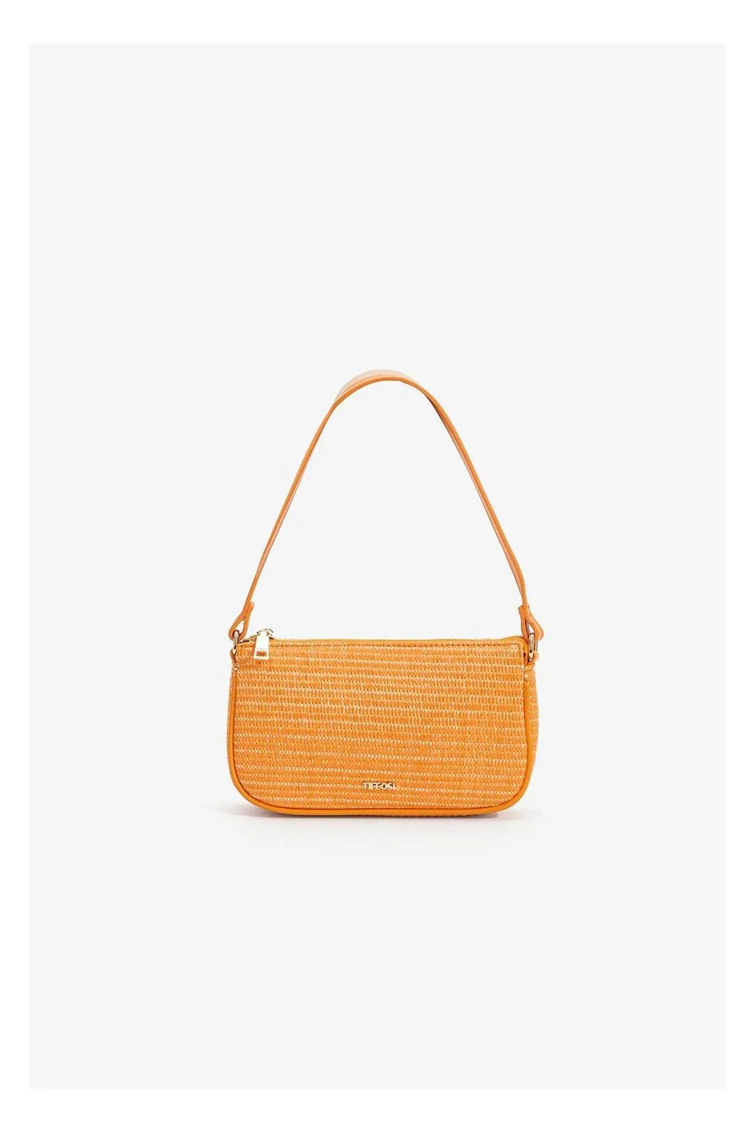 BOLSO BANDOLERA TRENZADO MACY NARANJA