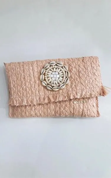 bolso kbas conchas beige