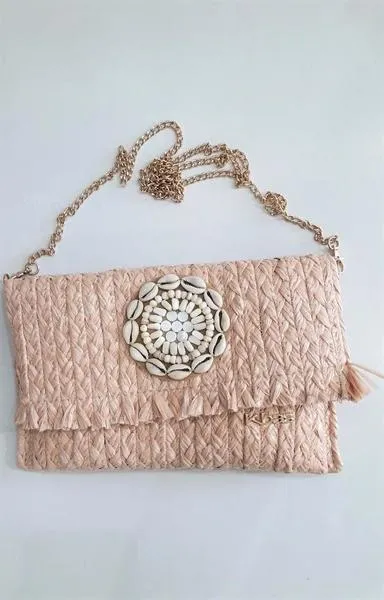 bolso kbas conchas beige