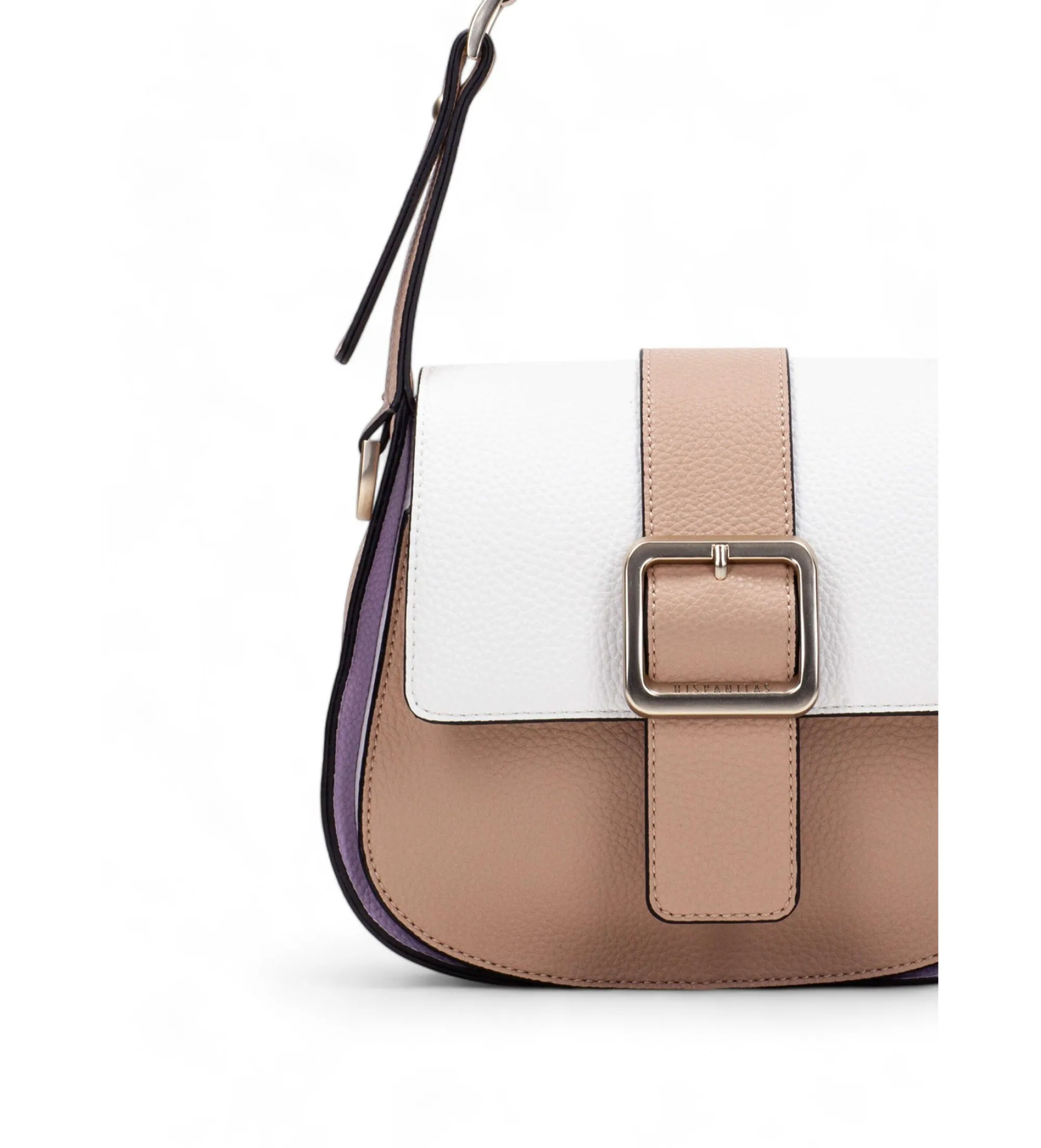 Bolso Samba marrón, blanco