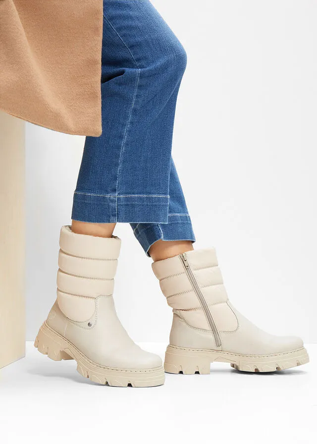 Botas Beige