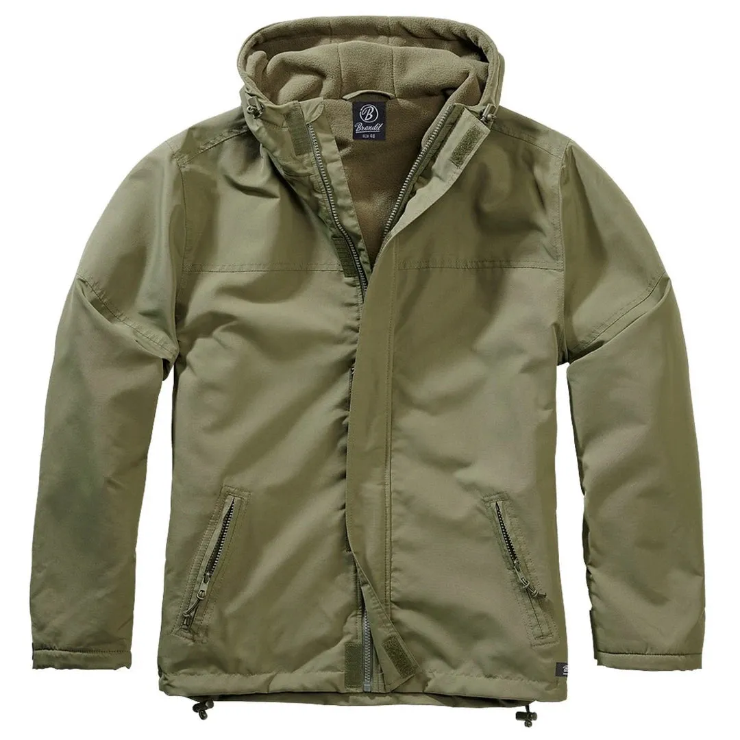 Brandit Windbreaker chaqueta con capucha con cremallera chaqueta militar camufla
