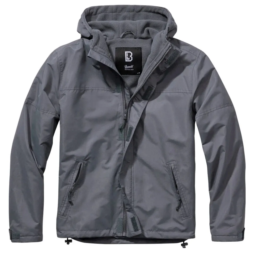 Brandit Windbreaker chaqueta con capucha con cremallera chaqueta militar camufla