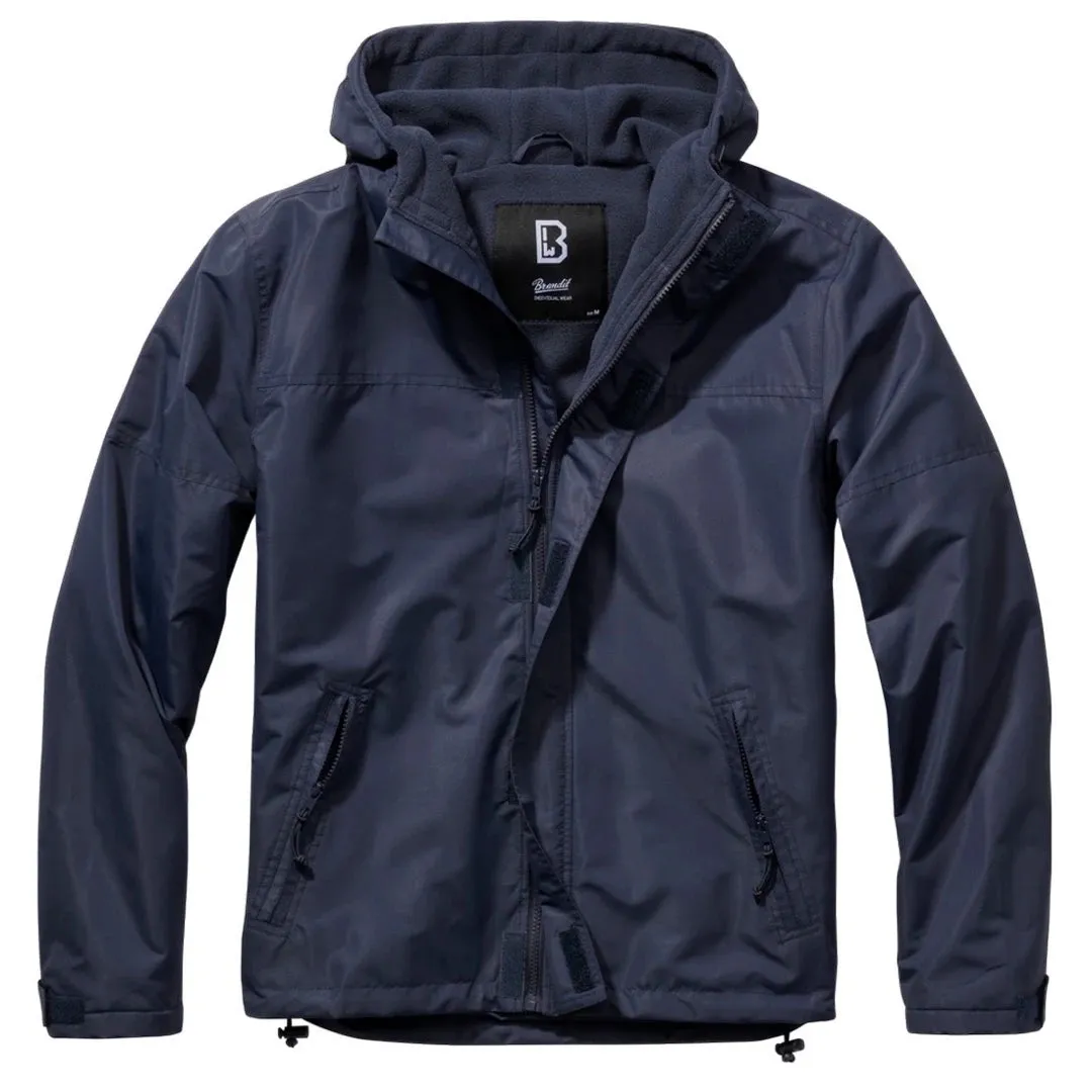 Brandit Windbreaker chaqueta con capucha con cremallera chaqueta militar camufla