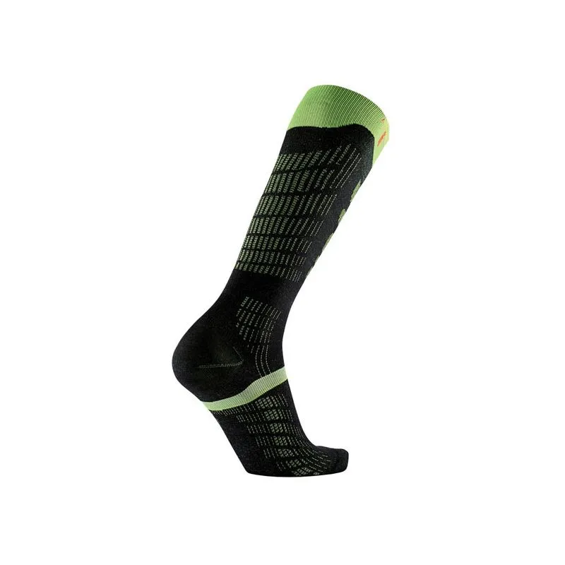 Calcetines de esquí SIDAS SOCK SKI ULTRAFI (Negro/Verde)