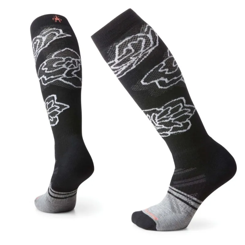 Calcetines de esquí Smartwool Ski Full Cushion Pattern OTC (Negro)