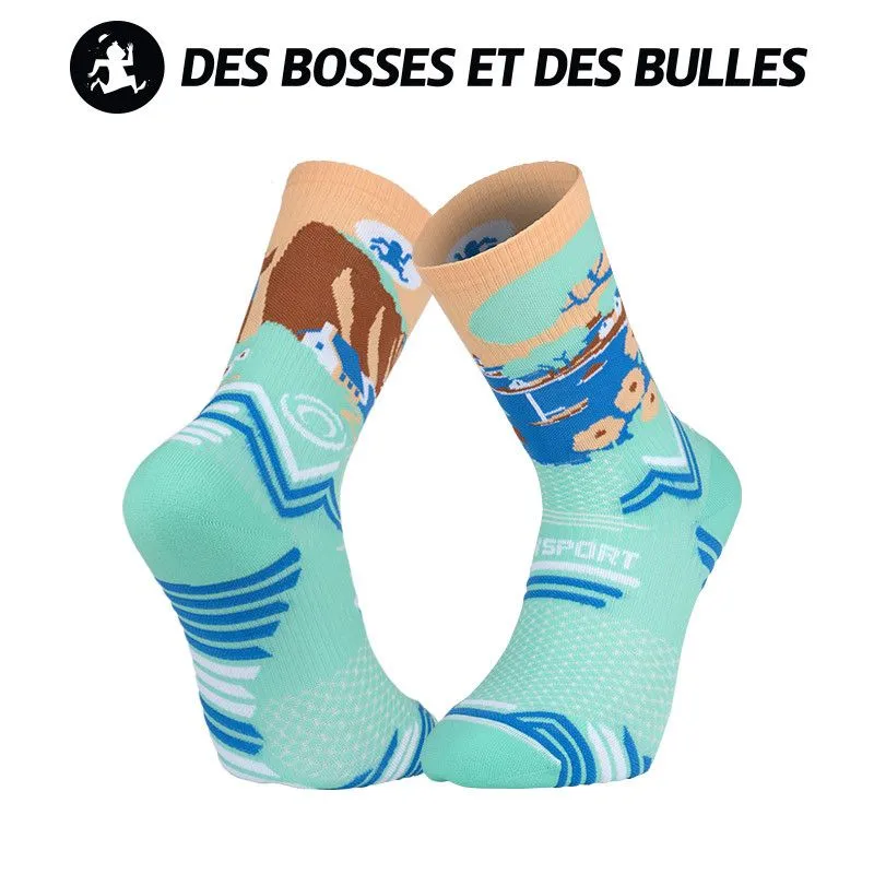 Calcetines de trail BV sport SOCQUETTE TRAIL COLLECTOR "DBDB" (Azul)