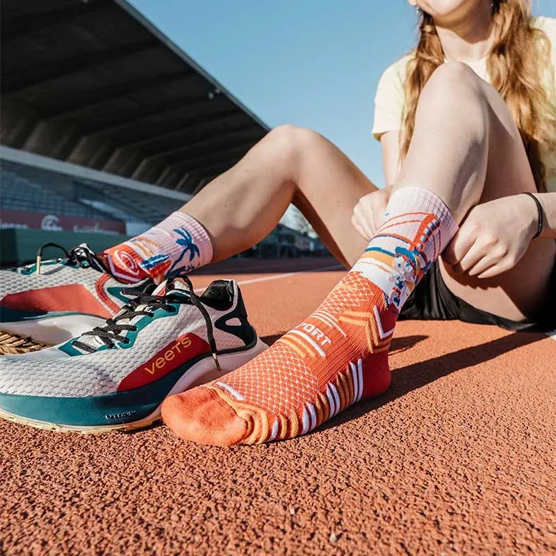 Calcetines de trail BV sport SOCQUETTE TRAIL COLLECTOR "DBDB" (California)