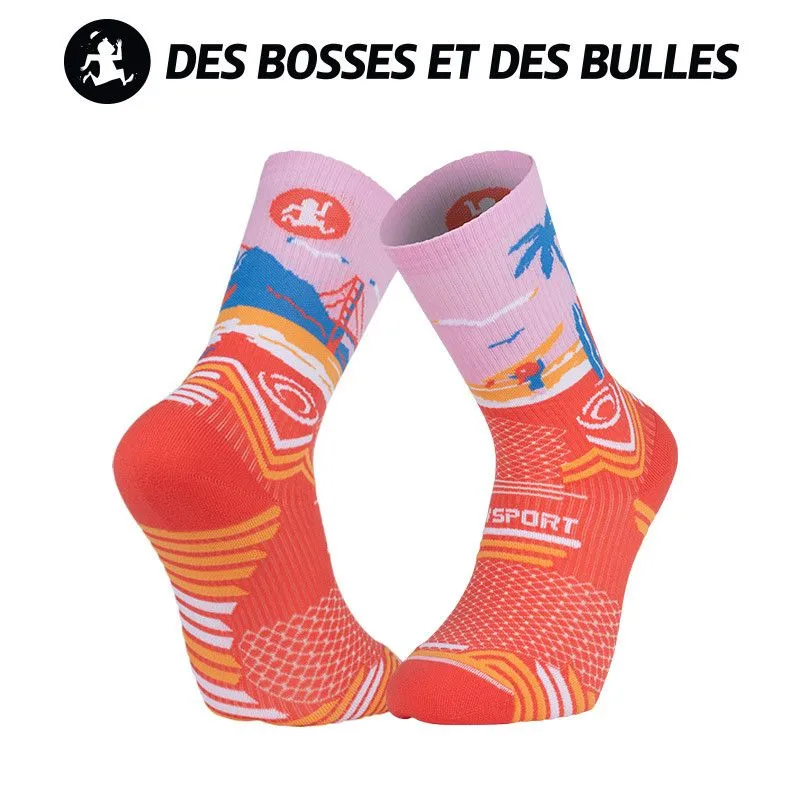 Calcetines de trail BV sport SOCQUETTE TRAIL COLLECTOR "DBDB" (California)
