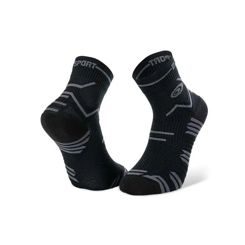 Calcetines de trail running BV sport Trail Ultra + Merinos (Antracita)