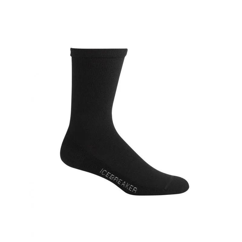 Calcetines Icebreaker Lifestyle Light Crew para hombre (negros)