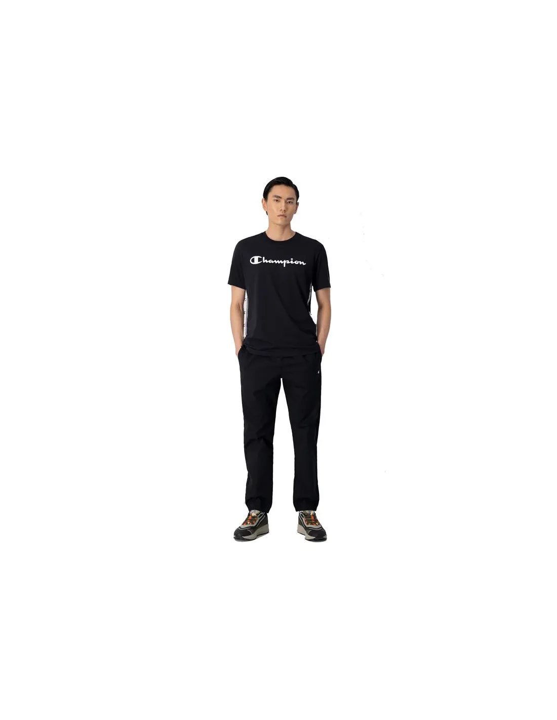 Camiseta Champion Crewneck Negro Hombre Negro