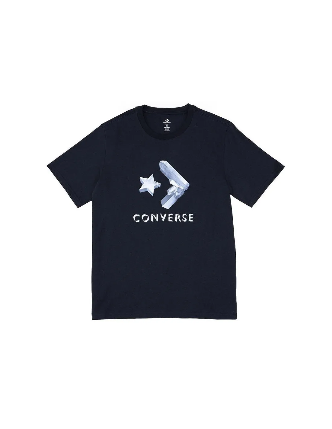 Camiseta Converse Crystals Negro Hombre