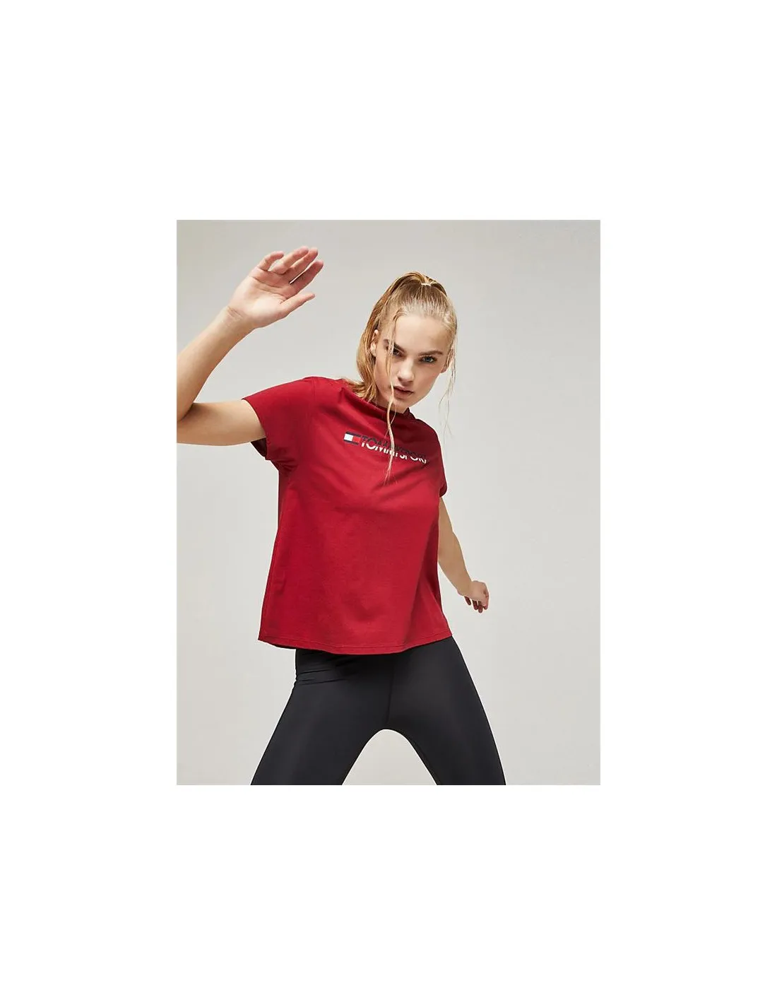 Camiseta de Fitness Tommy Hilfiger Chest Logo