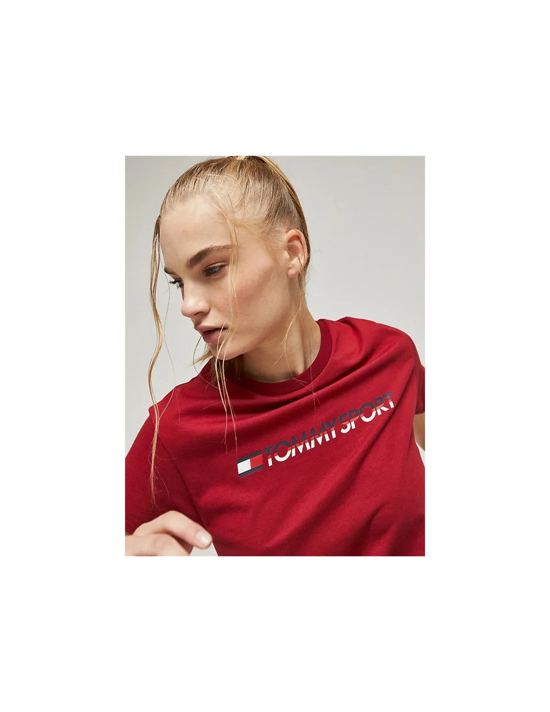 Camiseta de Fitness Tommy Hilfiger Chest Logo