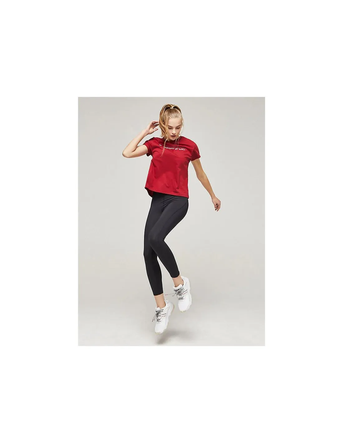 Camiseta de Fitness Tommy Hilfiger Chest Logo