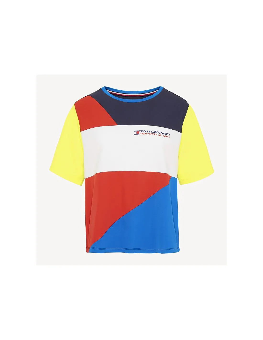 CAMISETA DE FITNESS TOMMY HILFIGER COLOURBLOCKED