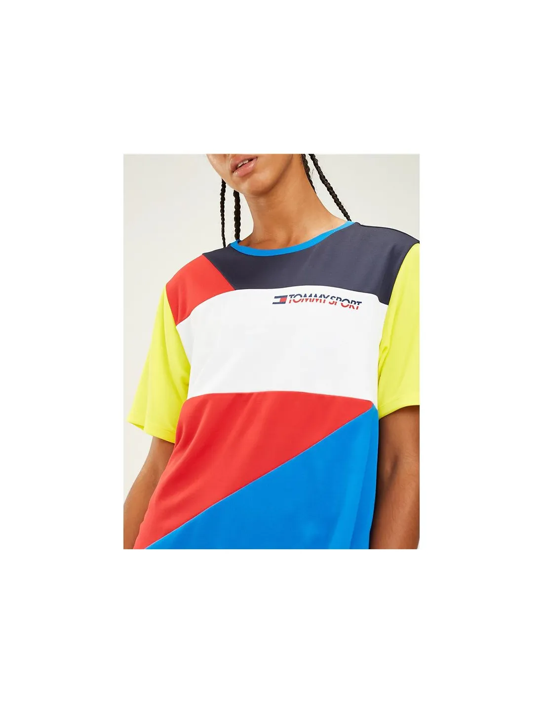 CAMISETA DE FITNESS TOMMY HILFIGER COLOURBLOCKED
