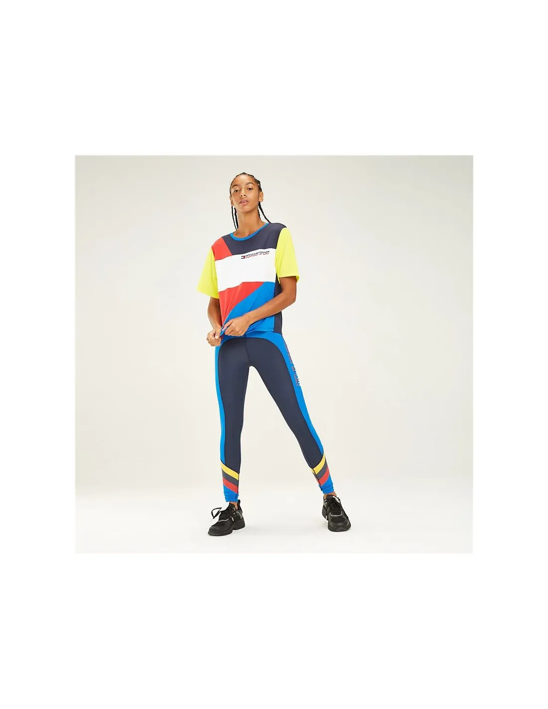 CAMISETA DE FITNESS TOMMY HILFIGER COLOURBLOCKED