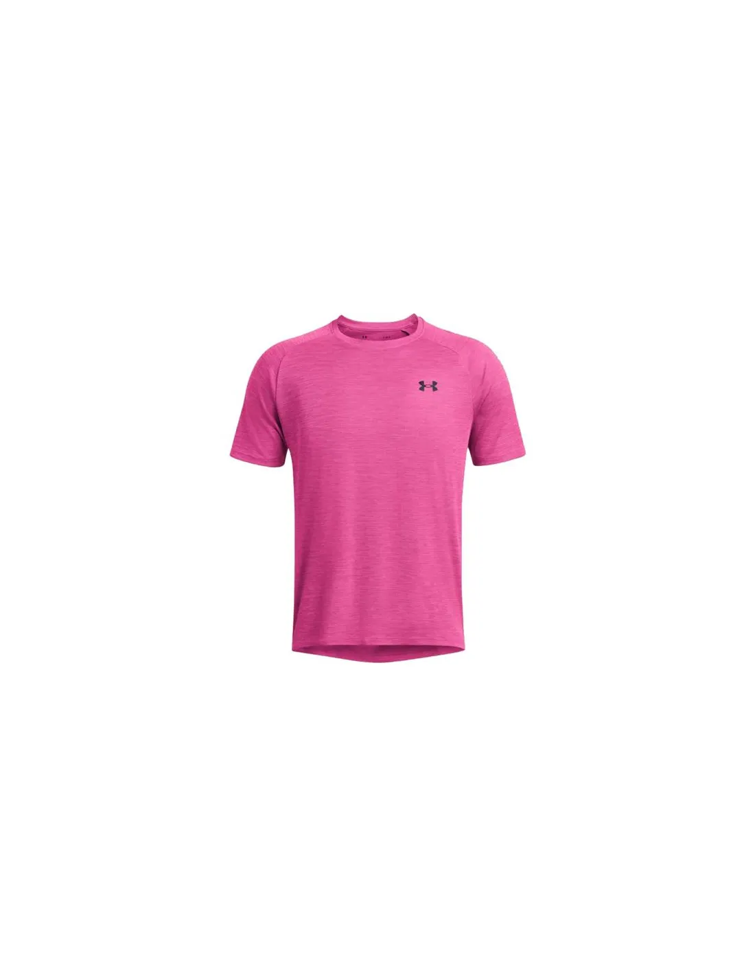 Camiseta de Fitness Under Armour Tech Textured Hombre Rosa