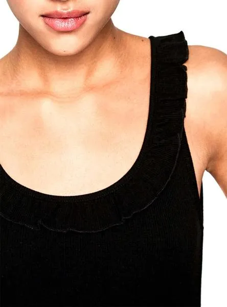 camiseta pepe jeans diane negro mujer