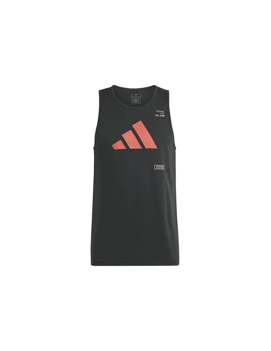 Camiseta Tirantes de Fitness adidas All Gym Category Graphic Tank Hombre Negro