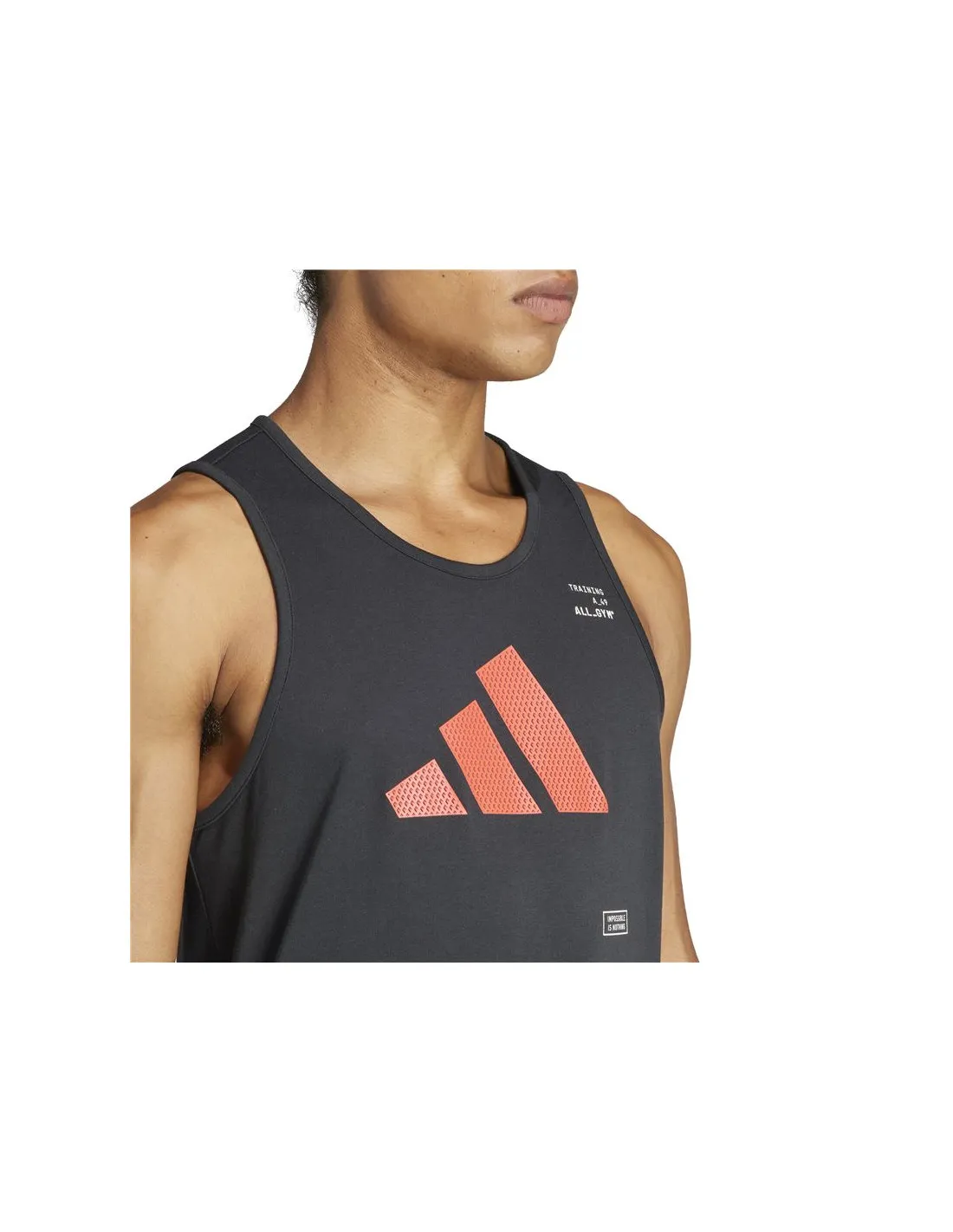 Camiseta Tirantes de Fitness adidas All Gym Category Graphic Tank Hombre Negro