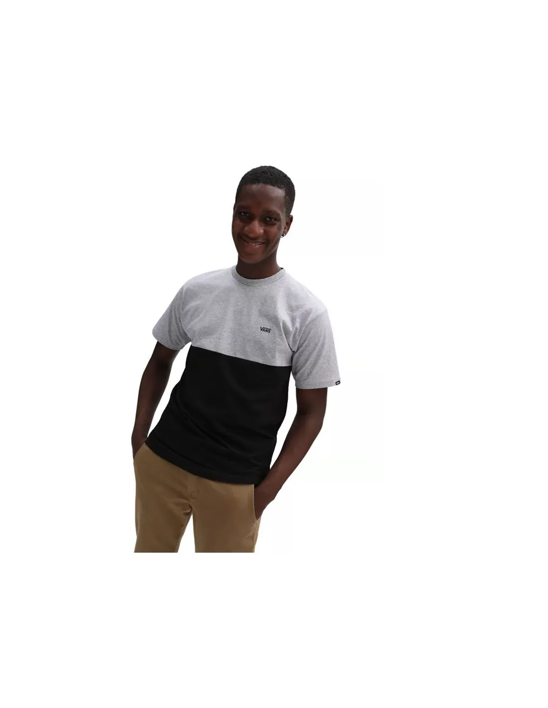 Camiseta Vans Colorblock MN Grey Black