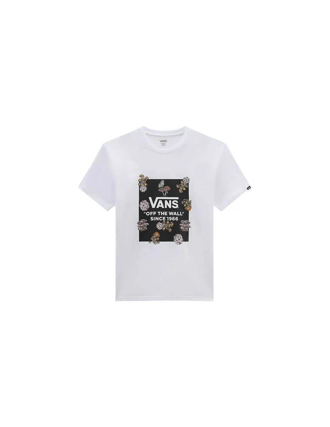 Camiseta Vans Fungi Box Fill Blanco Hombre