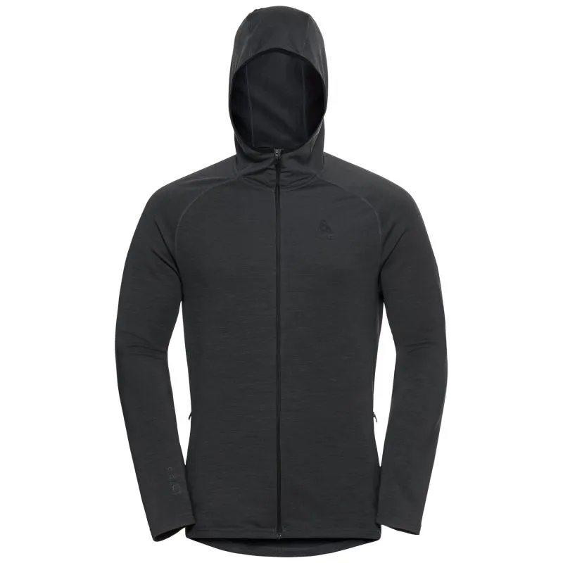 Capa intermedia con cremallera completa Odlo Ascent PW 220 (Odlo gris grafito) hombre