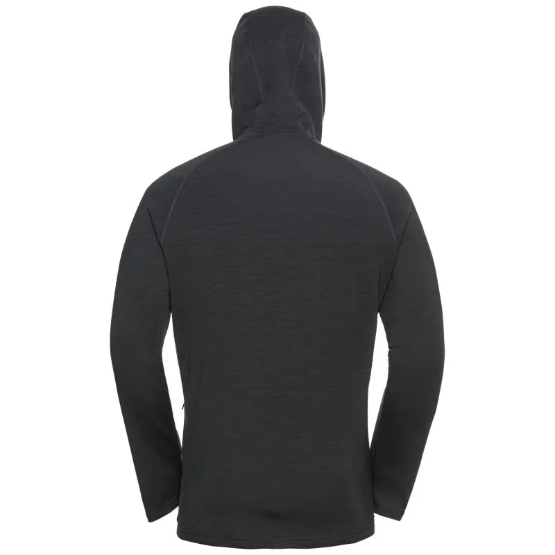 Capa intermedia con cremallera completa Odlo Ascent PW 220 (Odlo gris grafito) hombre