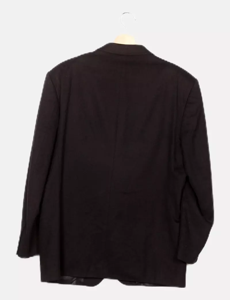 CASHMERE Chaqueta negra básica