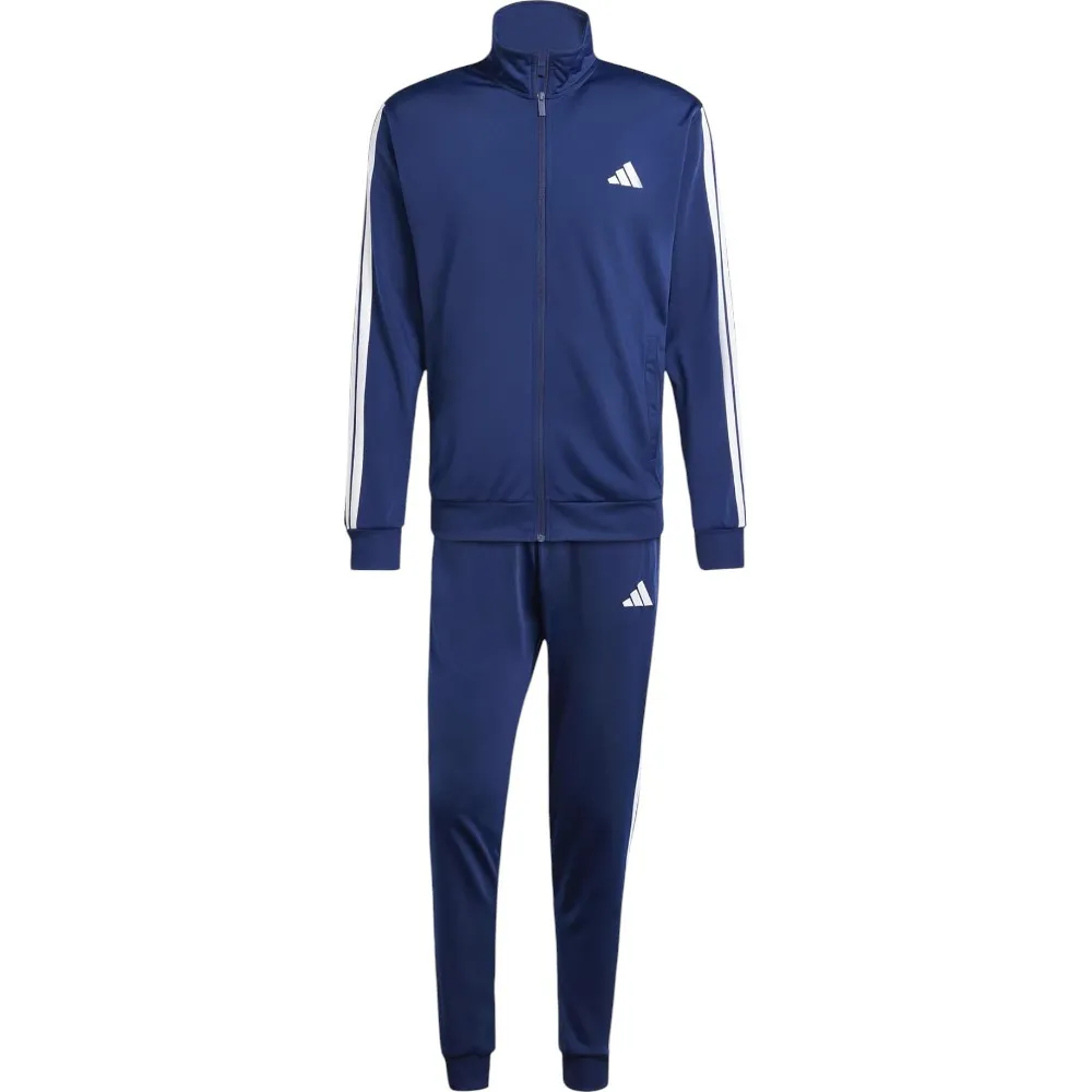 CHANDAL ADIDAS 3BANDAS TR TT TS AZUL MARINO BLANCAS JI8859 CONJUNTO HOMBRE