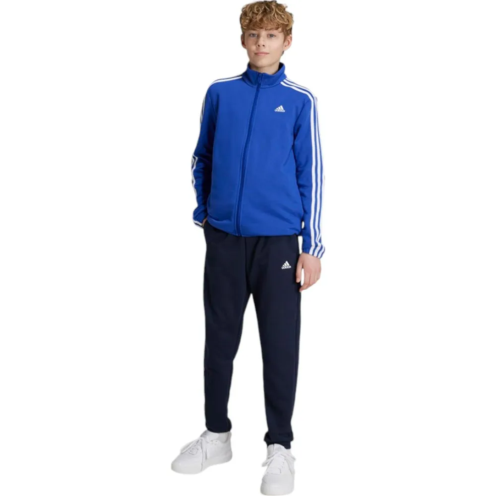 CHANDAL ADIDAS FRENCH TERRY AZUL NEGRO IX9506 TRACKSUIT NIÑO