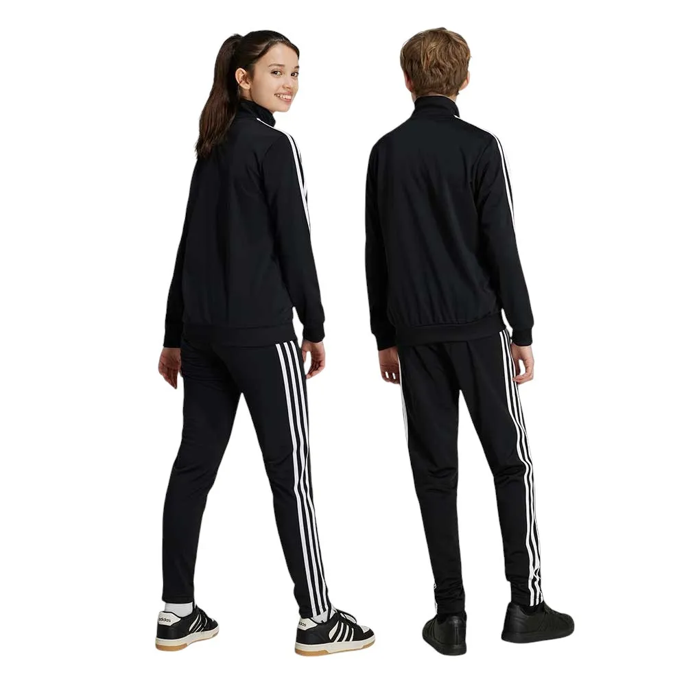 CHANDAL ADIDAS U 3 BANDAS ESSENTIALS TIBERIO NEGRO ROJO BLANCO IY1795 TRACKSUIT NIÑO
